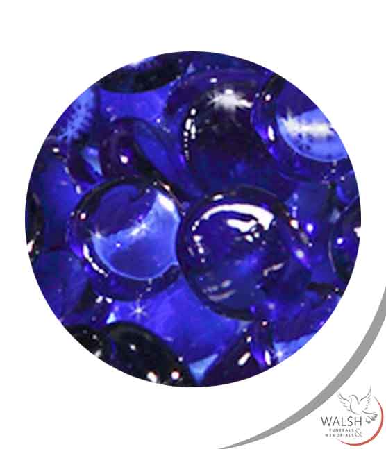 Decorative Glass Chipping - Dark Blue