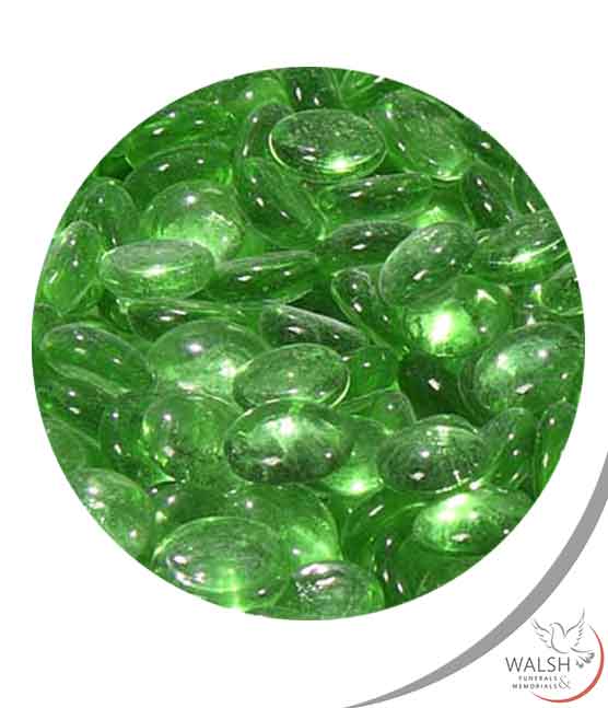 Decorative Glass Chipping - Emerald